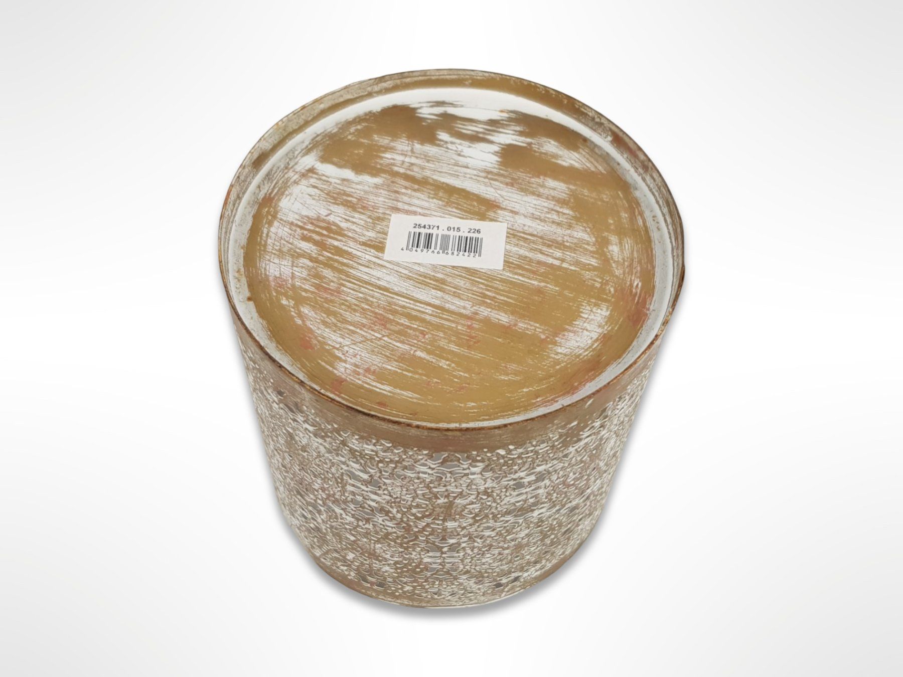 Contenitori & Simili: Blechtopf mit Stanzmuster weiss/gold – Usato da Suhr venduto da Restwert_Suhr 4
