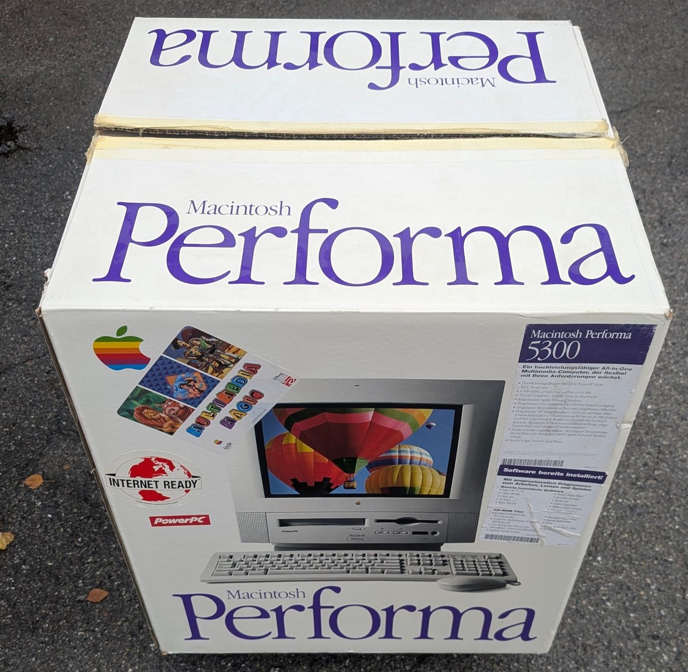 Apple PC: Apple Macintosh Performa 5300 – Originalkarton (LEER!) – Usato da Zürich venduto da 1.Simon 5