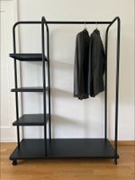 URGENT– IKEA NIKKEBY Black Metal Clothes Rack /Open Wardrobe