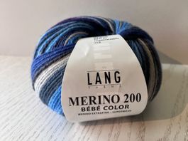 1 Knäuel Merino 200 Bébé Color Lang yarns