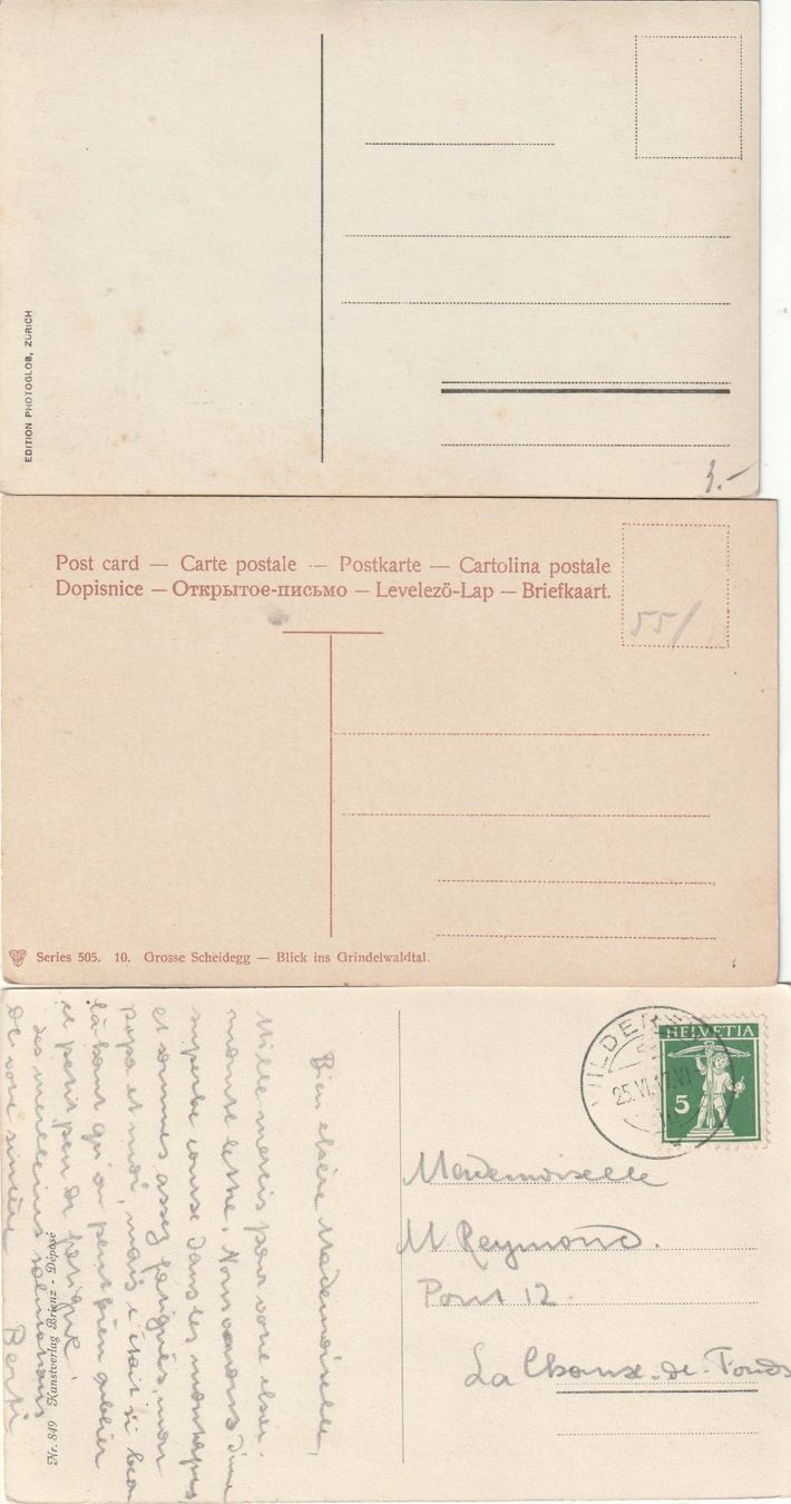 Cartoline postali: 15 verschiedene alte Ansichtskarten Schweiz – Usato da Rupperswil venduto da Ema10 9