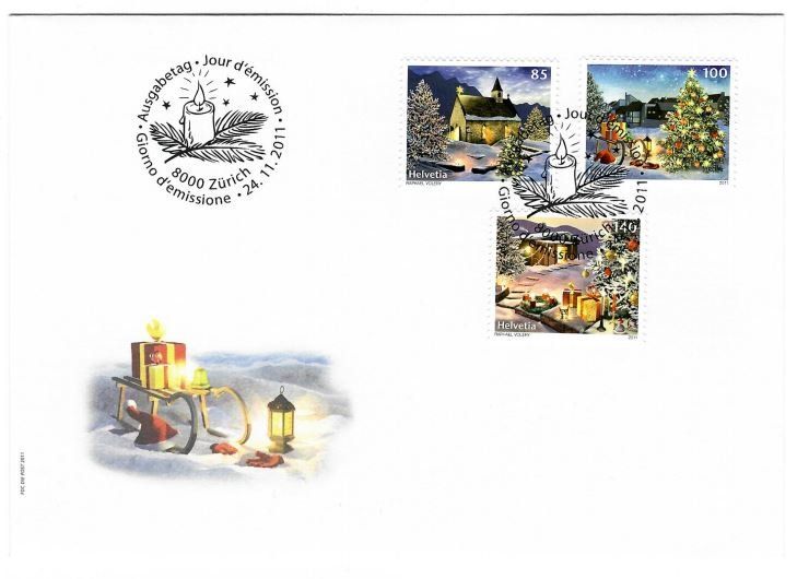 Tutti i francobolli: 1413-1415 FDC nur 1.-- (1/4 Postpreis) – Usato da Buttikon SZ venduto da Marcelr
