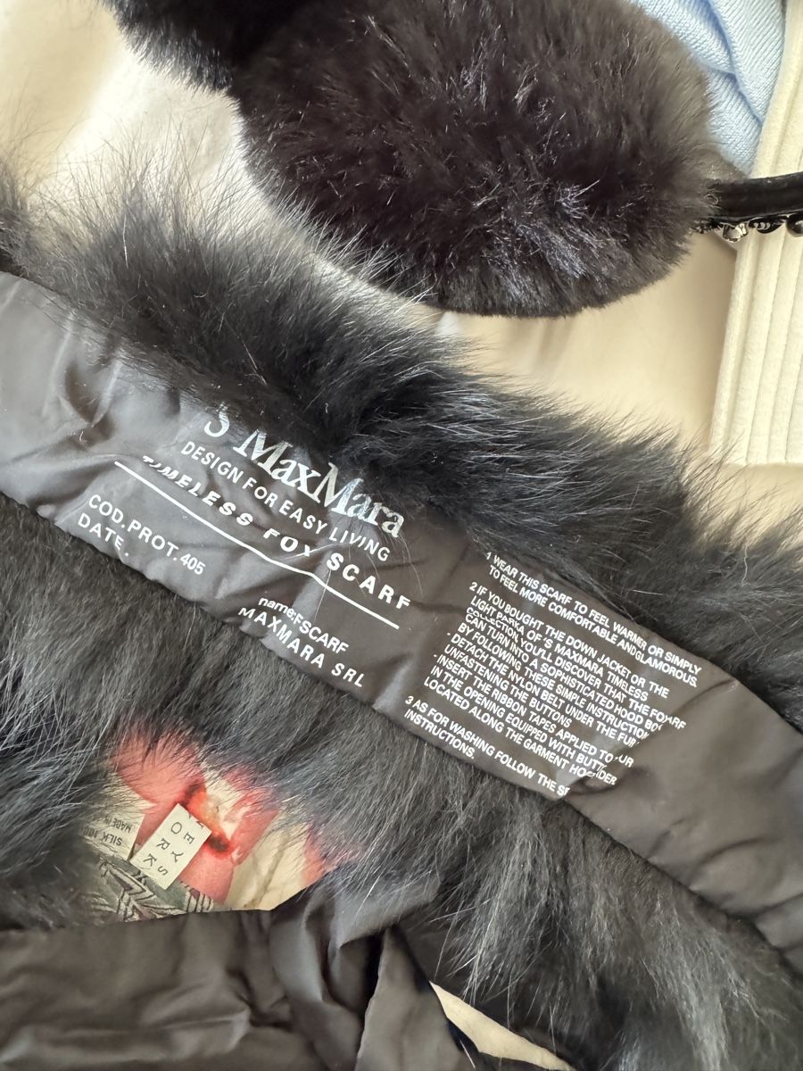 Max Mara Foulard & Sciarpe: Max Mara Set, Pelzkragen oder-gürtel und Ohrenwärmer – Nuovo (secondo la descrizione) da Muttenz venduto da einfach-schoen 3