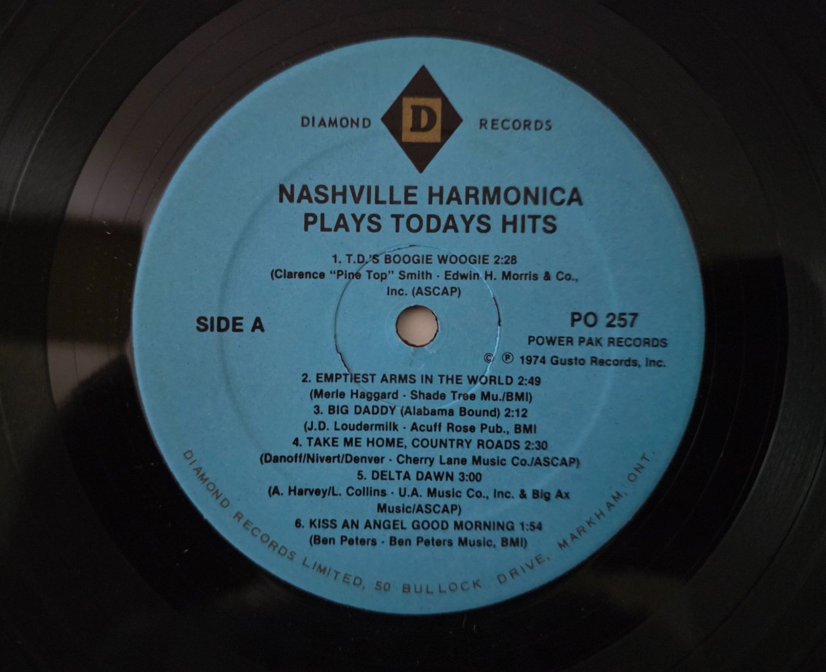 Dischi in vinile: Nashville Harmonica LP – Plays Today's Hits – Usato da Root venduto da atelier22 2