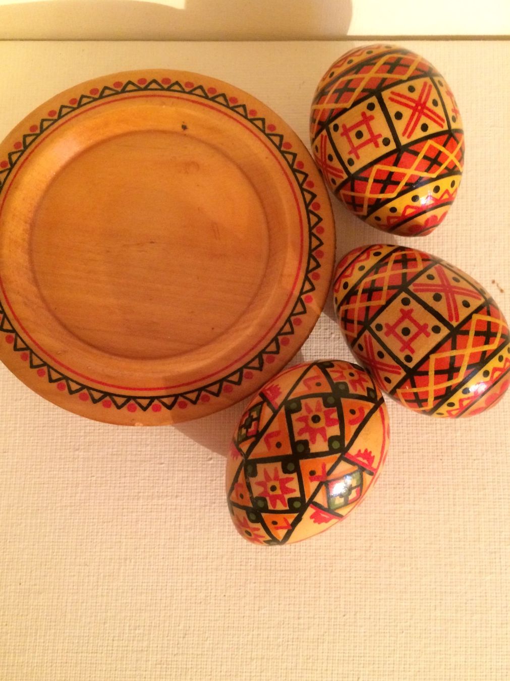Tutte le decorazioni: Ostern, dekorative Eier aus Holz, handbemalt – Usato da Zürich venduto da suschi04 3