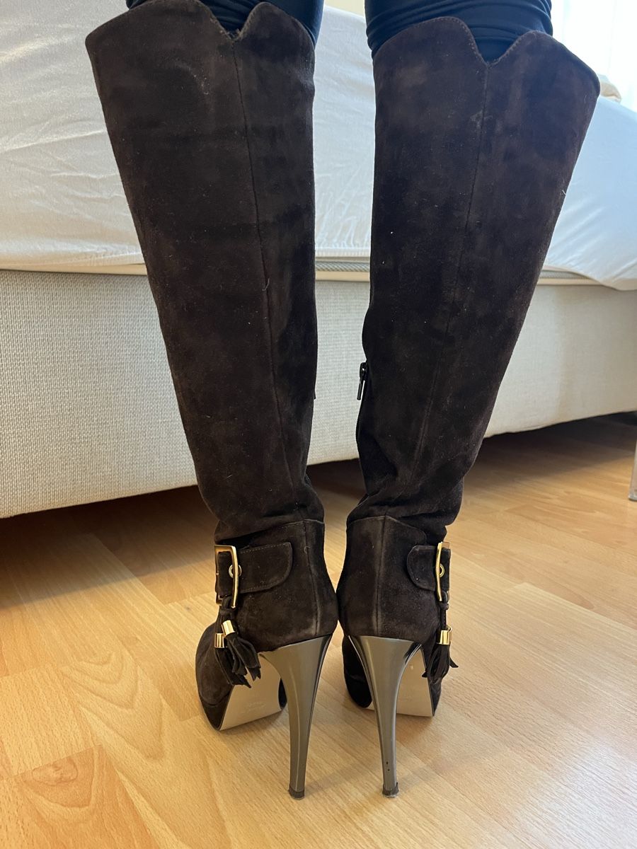 Scarpe da donna: Braune leder stiefel gr. 39 – Nuovo (secondo la descrizione) da Zürich venduto da rox_ws8v 1