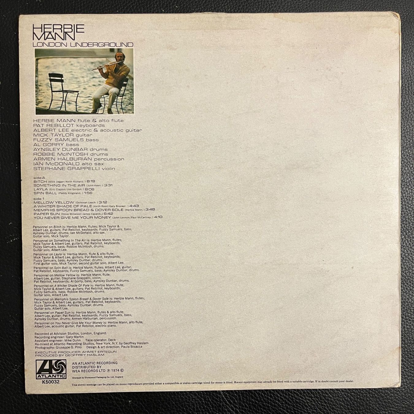 Dischi in vinile: Herbie Mann - London Underground - Vinyl LP – Usato da Lenzburg venduto da sch_lml8 1