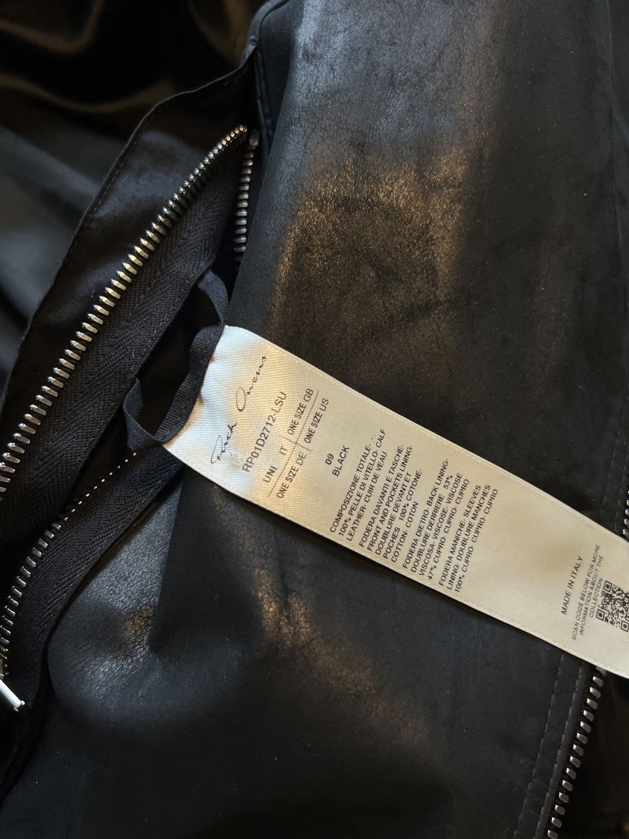 Rick Owens Giacche: Rick Owens Lederjacke – Nuovo (secondo la descrizione) da St. Gallen venduto da misvakall 2