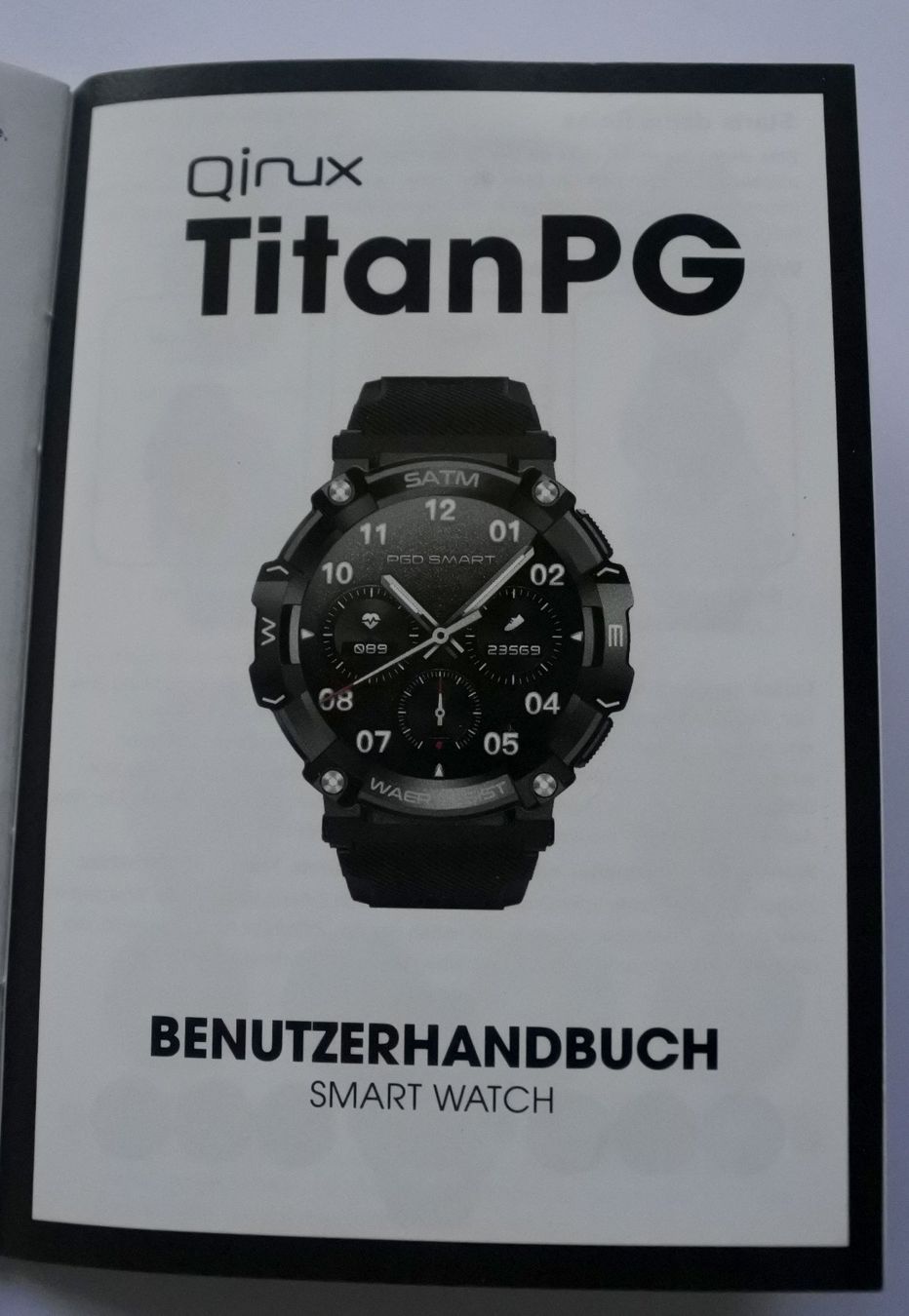 Smart Smartwatch: Smartwatch Titan PG Uhr schwarz – Nuovo (secondo la descrizione) da Worblaufen venduto da Andromedas 3