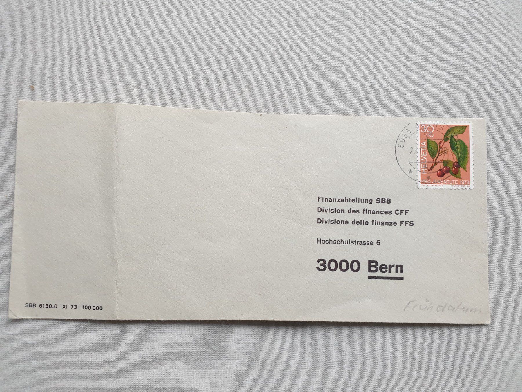 Alle Briefmarken: (121) Pro Juventute 1973 mit Frühstempel – Gebraucht aus Schwarzhäusern von Inot3