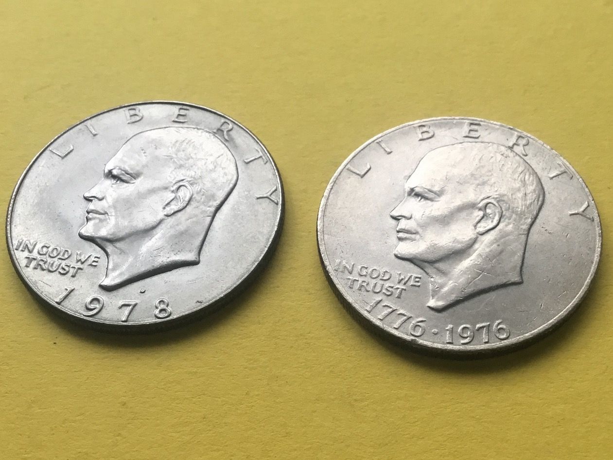 Tutti le monete: 2x  Ein  Dollar Münze VZ ++ – Usato da St. Margrethen SG venduto da alfapeugeot10 4