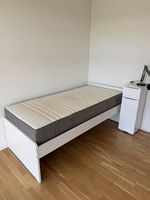 IKEA SLÄKT Bettgestell, weis, 90x200 cm, ohne Matraze