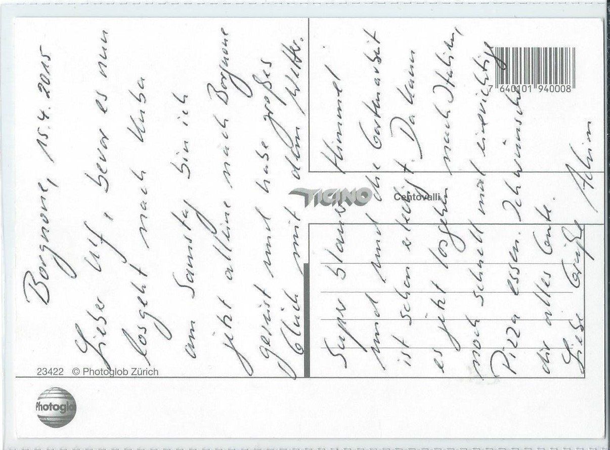 Cartoline postali: Centovalli – Usato da Rothrist venduto da Stranglehold 1