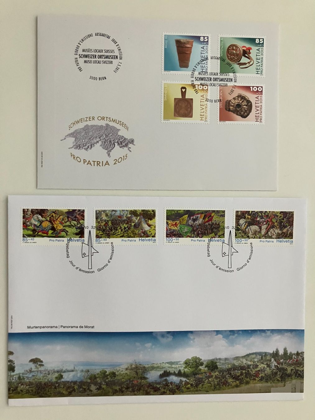 Tutti i francobolli: Pro Patria 2006-15, 10 FDC's, KP 200.-- – Usato da Würenlos venduto da Eulenpostuhu 4