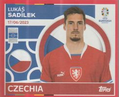 EURO 2024 Topps sticker CZECHIA CZE 15 SADILEK
