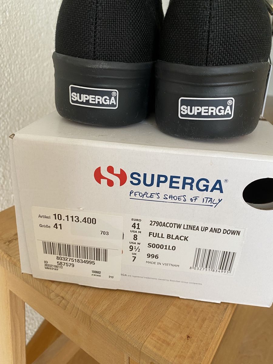 Superga Scarpe da donna: Superga Plateau Sneaker – Nuovo e nell'imballaggio originale da Uitikon Waldegg venduto da MGC 3