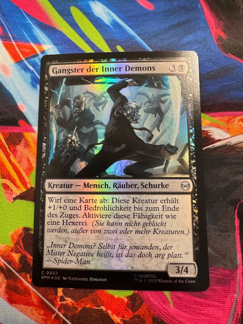 Magic The Gathering Sammelbilder & Trading cards: Gangster der Inner Demons -Foil- Marvel's Spider-Man - Magic – Neu (gemäss Beschreibung) aus Bülach von Pfrenzel