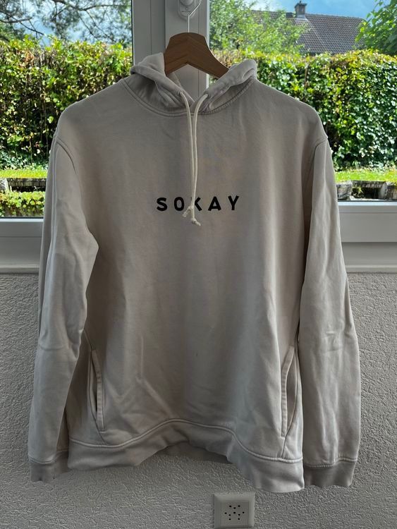Maglioni & Felpe: Hoodie blanc SOKAY – Usato da Chevenez venduto da lou_79mn