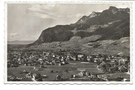 Aigle (VD) Gesamtansicht des Dorfes - echt Foto-AK - 1947