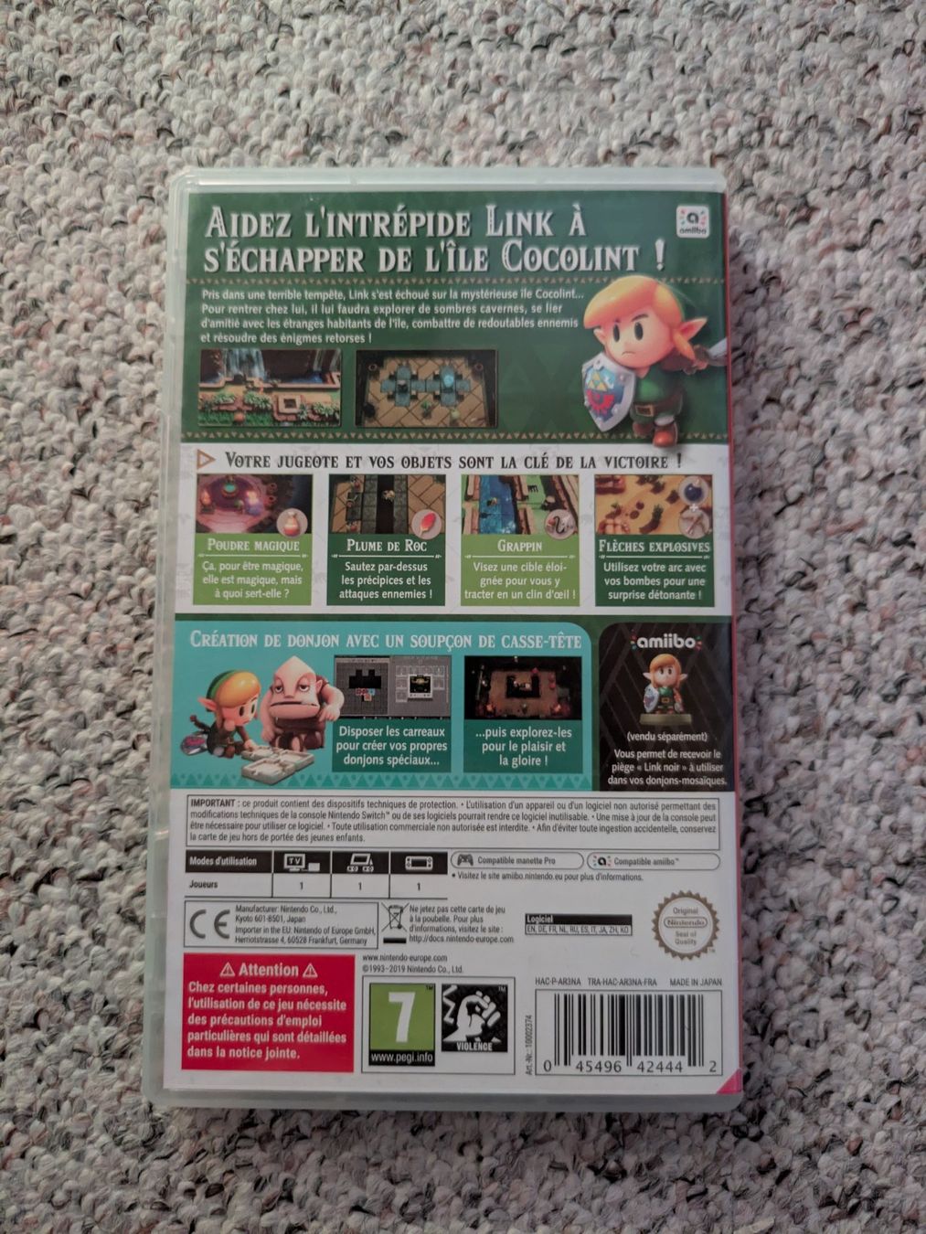 Nintendo Jeux: Zelda - Link's Awakening - Nintendo Switch – D'occasion à Saillon par Minilu08 1