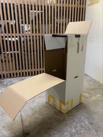 4x Umzugskarton mit Hängestange / Garderoben Box