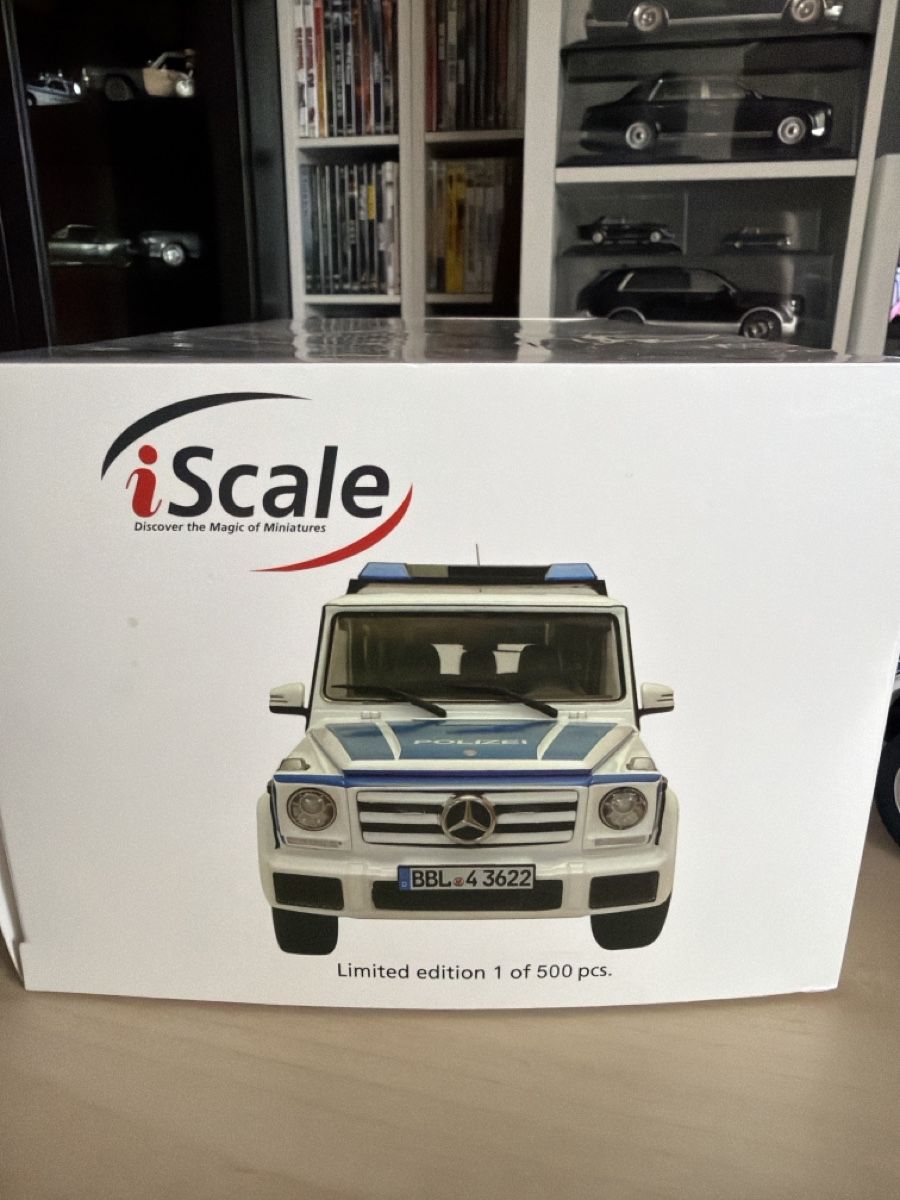 Mercedes-Benz Modellini d'auto: Mercedes G-Class Polizei iScale 1/18 – Nuovo (secondo la descrizione) da Villarimboud venduto da Beowulf1691 4