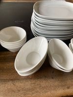 Vorspeisen/ Apero Geschirr weiss,  32 Tlg., Teller 17.5 cm