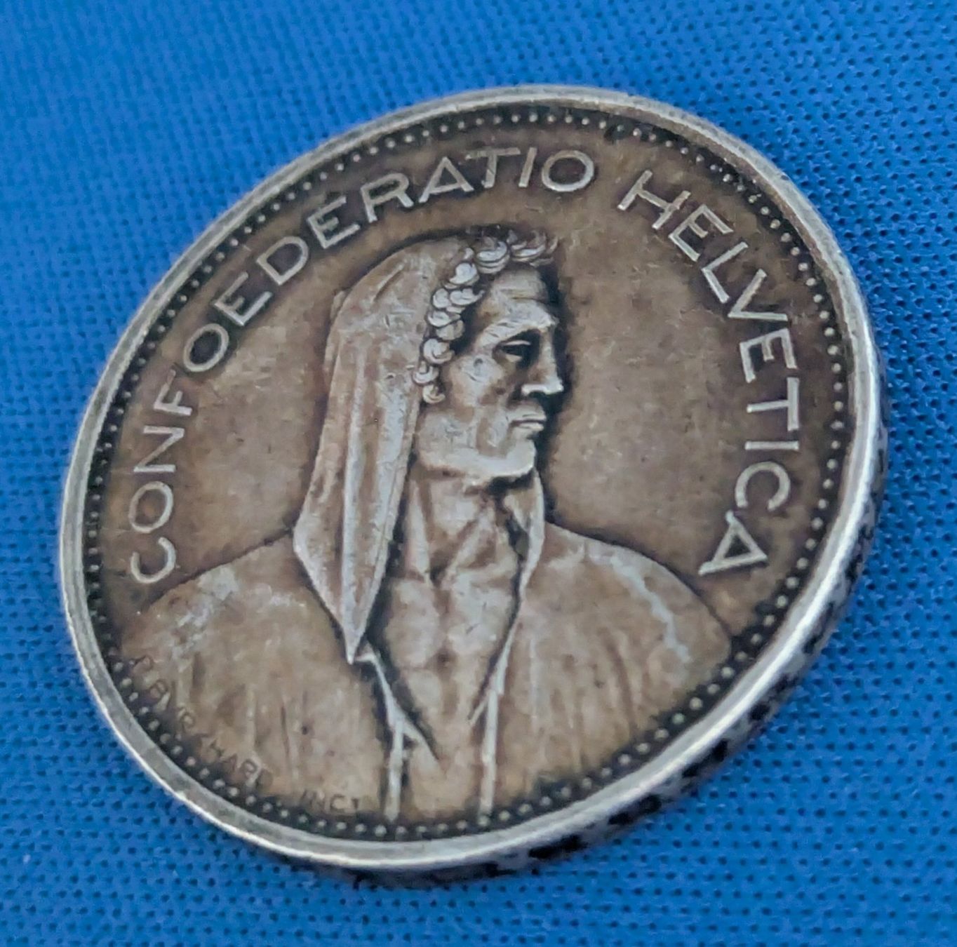 Tutti le monete: Silberner 5.- Jg. 1967 mit schöner Patina – Usato da Mühlethal venduto da sowato 2