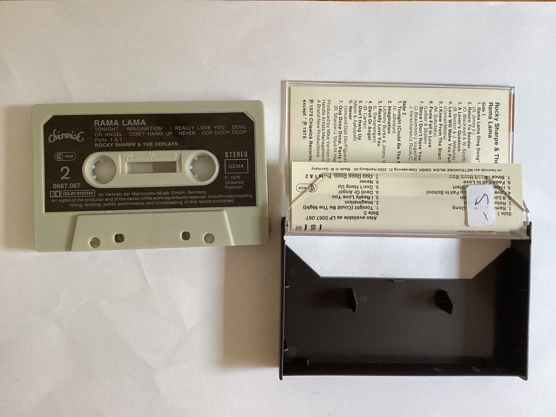Musicassette: Rocky Sharpe & Replays MC - Rama Lama – Usato da Gutenswil venduto da Hamzian 1