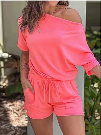 NEUER Zweiteiler Shorts und Shirt leuchtend Gr. S - 225300