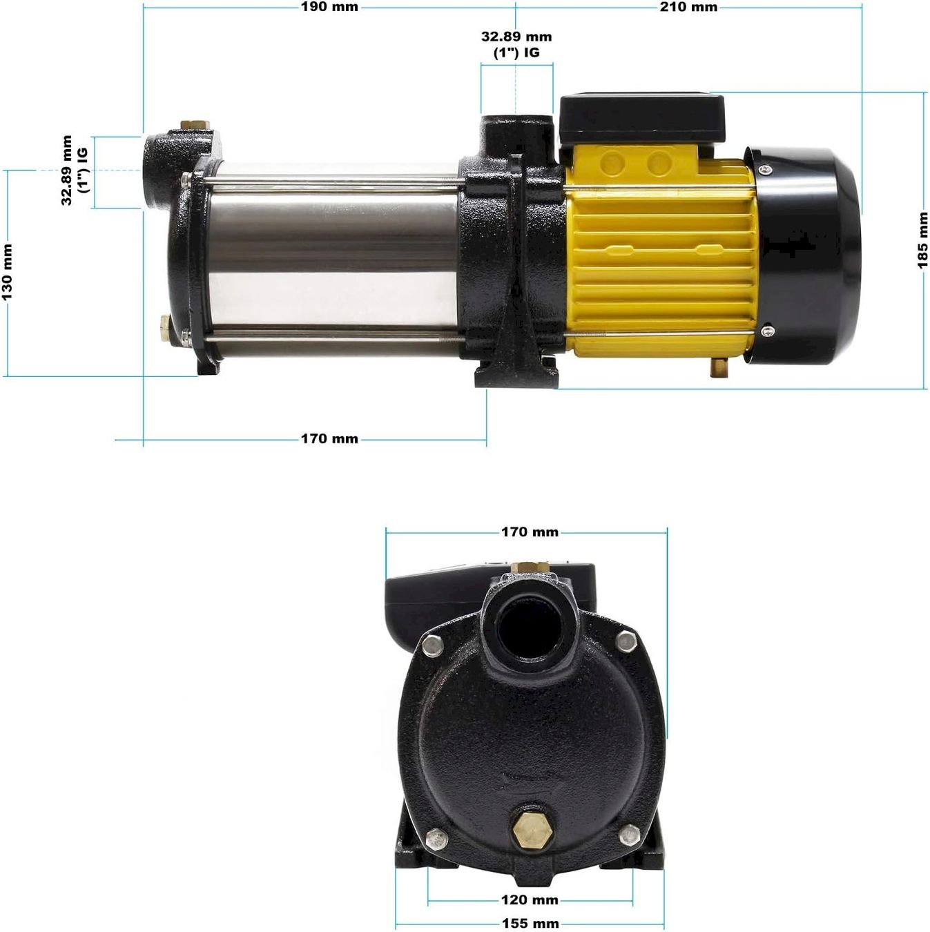 Pompe & Parti di ricambio: Wiltec Wasserpumpe 6000 l/h – Nuovo e nell'imballaggio originale da Bottighofen venduto da zaap 2