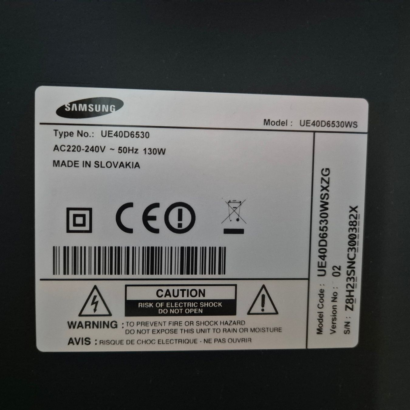 Samsung Appareils TV: SAMSUNG TV - UE40D6530 – D'occasion à Spiez par Eiger73 1