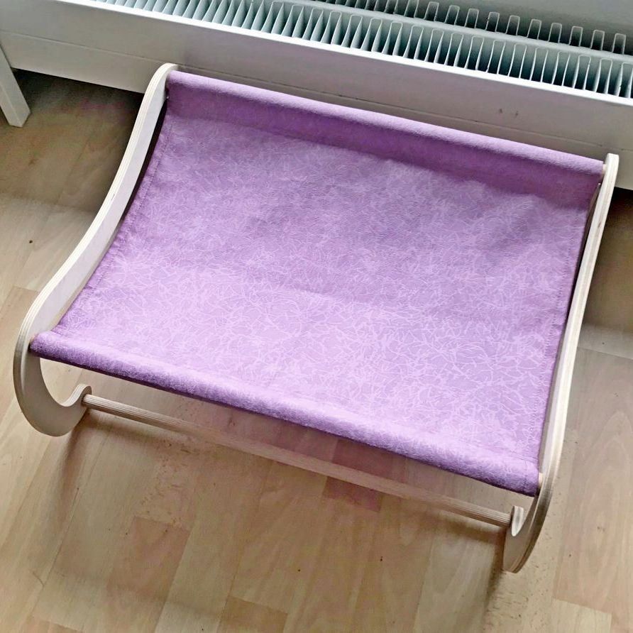 Liege- & Schlafplätze: Universal Katzenhängematte. Handgefertigtes Katzenbett. – Neu und originalverpackt aus Bern von Viccot 2