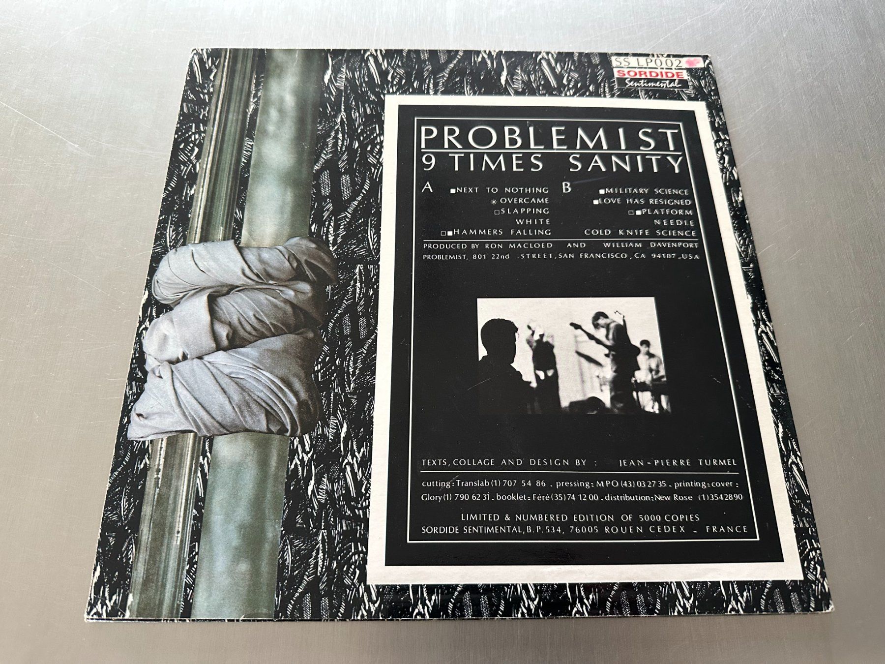 Schallplatten: PROBLEMIST LP 9 TIMES SANITY - SORDIDE SENTIMENTAL-COLLECTOR – Gebraucht aus Sion von jaipur1401 2