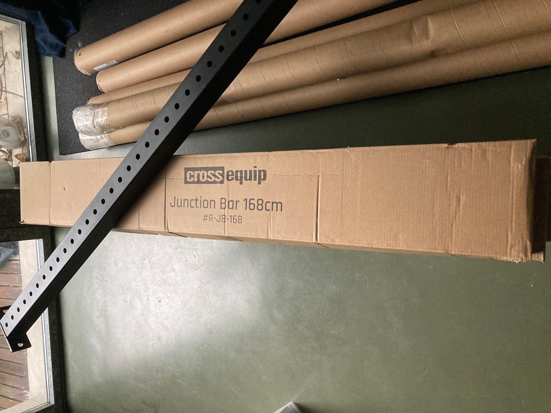 Cross Equip Hometrainer: Crossfit / Krafttraining / Junction Bar 106 cm – Nuovo (secondo la descrizione) da Burgdorf venduto da Galvados 2