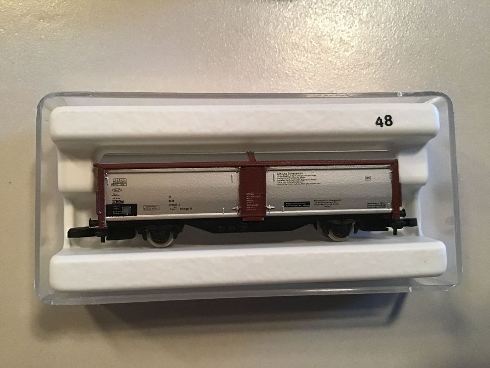 Fleischmann 838318 - Wagon à parois coulissantes grand capacité, DB