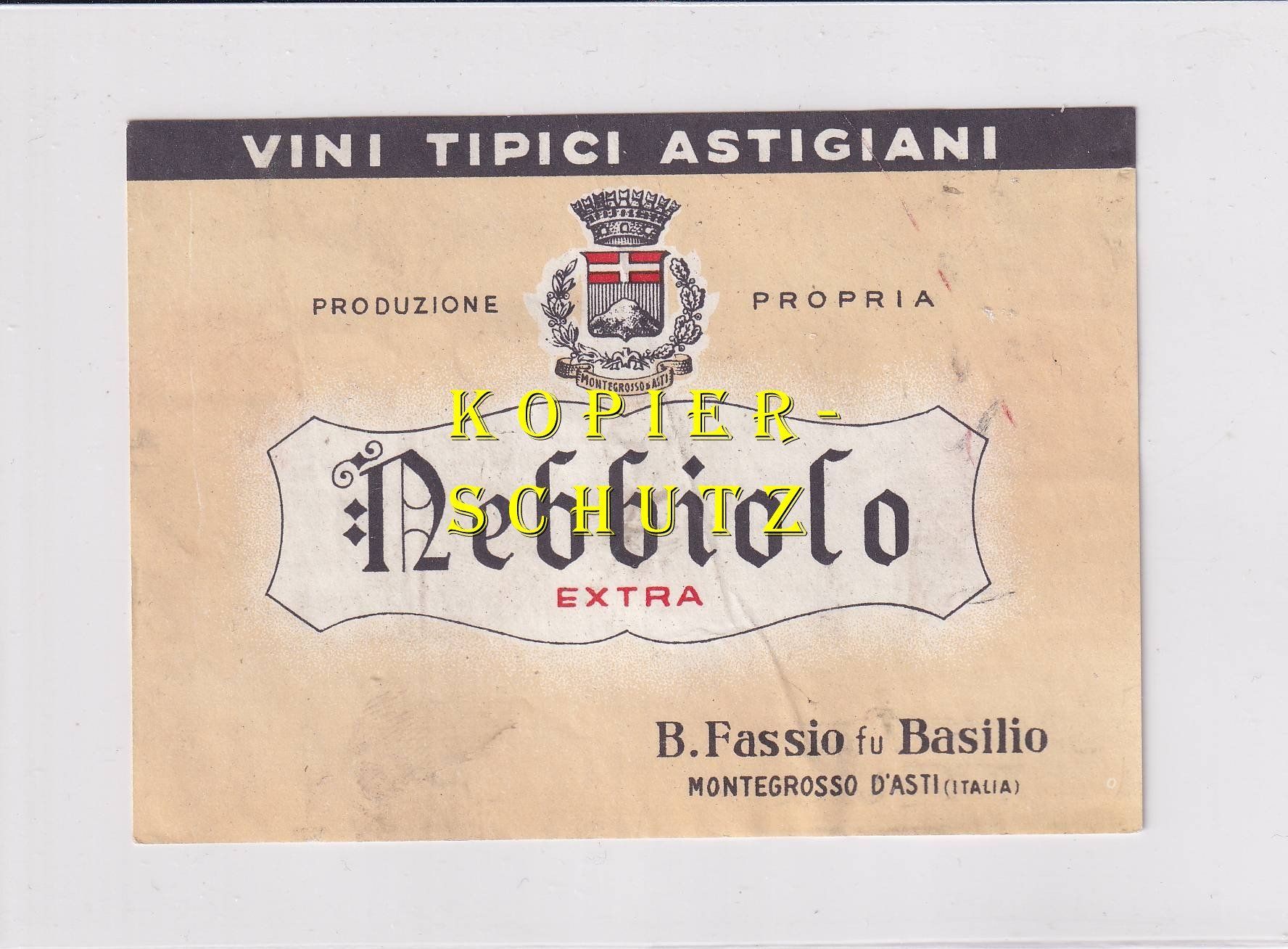 Carta: Etikette - Nebbiolo Extra /bd – Usato da Hombrechtikon venduto da Rudolf07