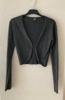 Giacche: Kurz-Strickjacke, dunkelgrau – Usato da Glarus venduto da Life_Fashion_Art