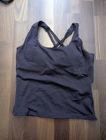 H&M Move SoftMove Sporttop Gr. L Dunkelbraun