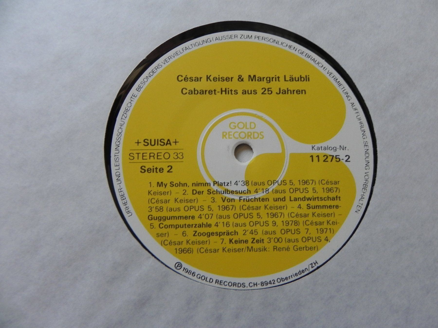 Dischi in vinile: Doppel LP Margrit Läubli & César Keiser – Usato da Siebnen venduto da krimsie 5