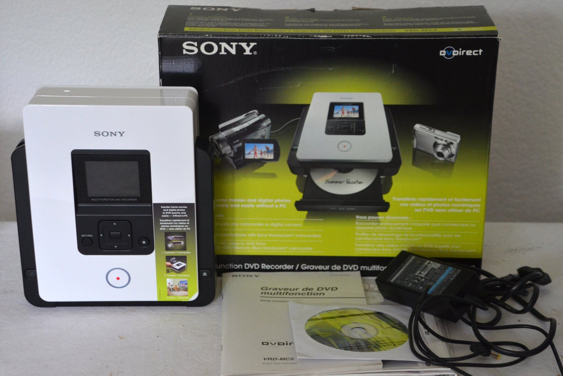 Sony Aufnahmegeräte: Sony VRD-MC5 DVD Recorder Brenner – Neu und originalverpackt aus Collonges von arashee