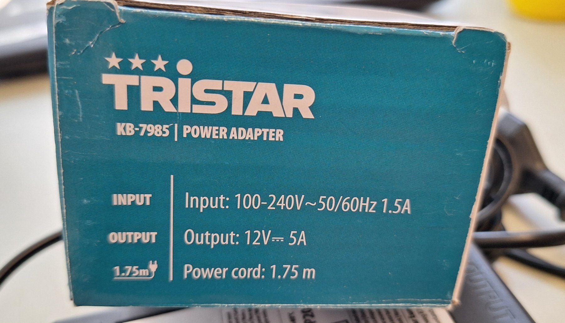 Componenti elettronici: Tristar KB-7985 Power Adapter Netzgleichrichter – Usato da Gurtnellen venduto da Rhino77 3