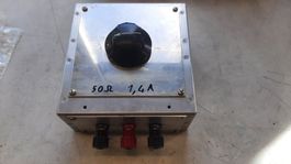 potentiomètre de laboratoire 50ohm 1,4A
