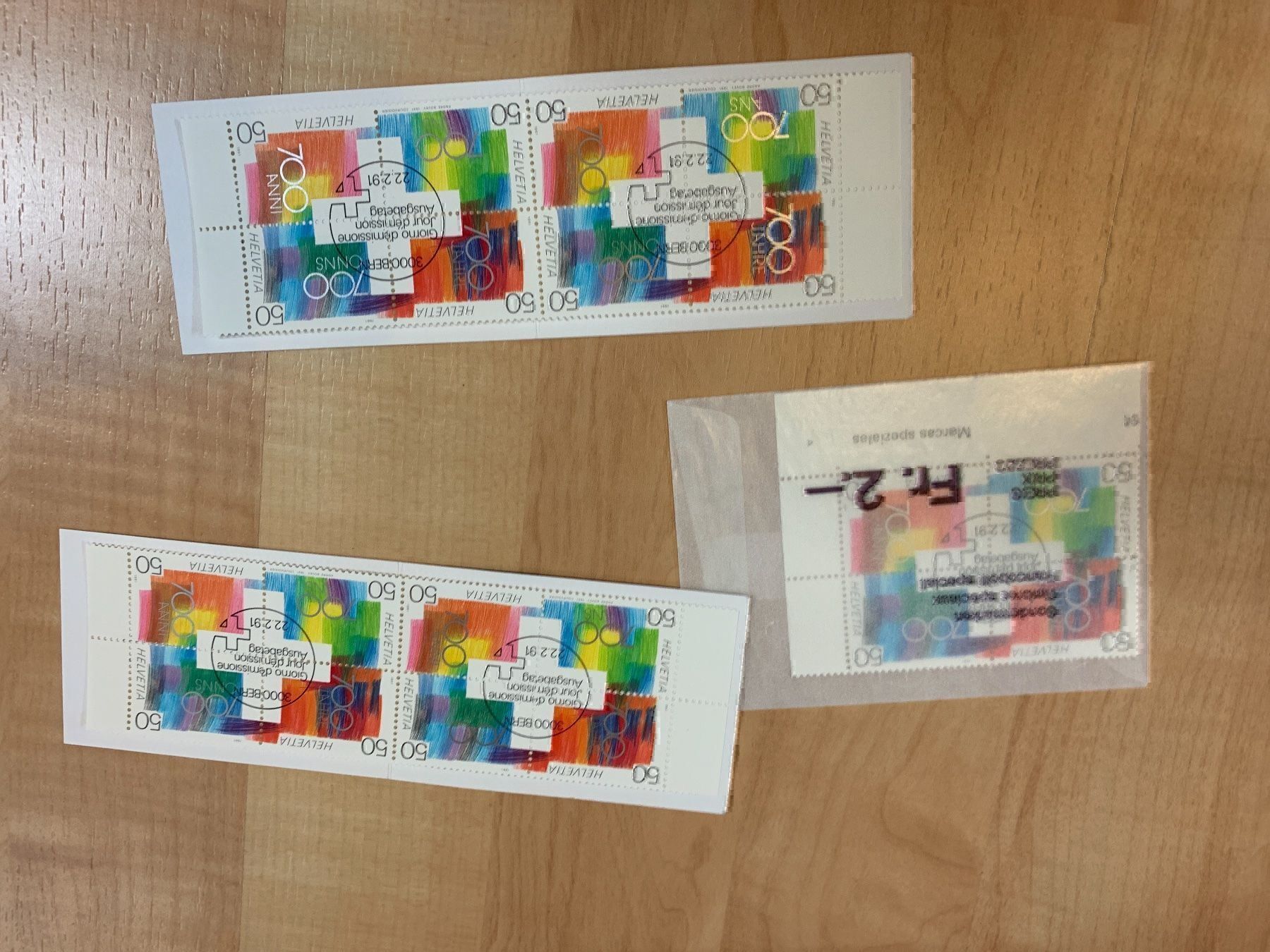 Tutti i francobolli: Briefmarken 700 jahr schweiz – Nuovo e nell'imballaggio originale da Oberweningen venduto da Jogi2 1