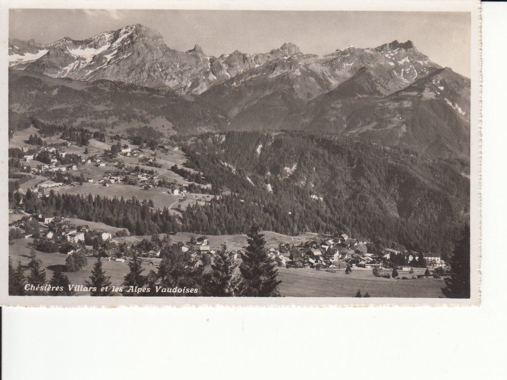 Cartoline postali: Chèsières Villars ca. 1945 – Usato da Bürglen TG venduto da StampGraf