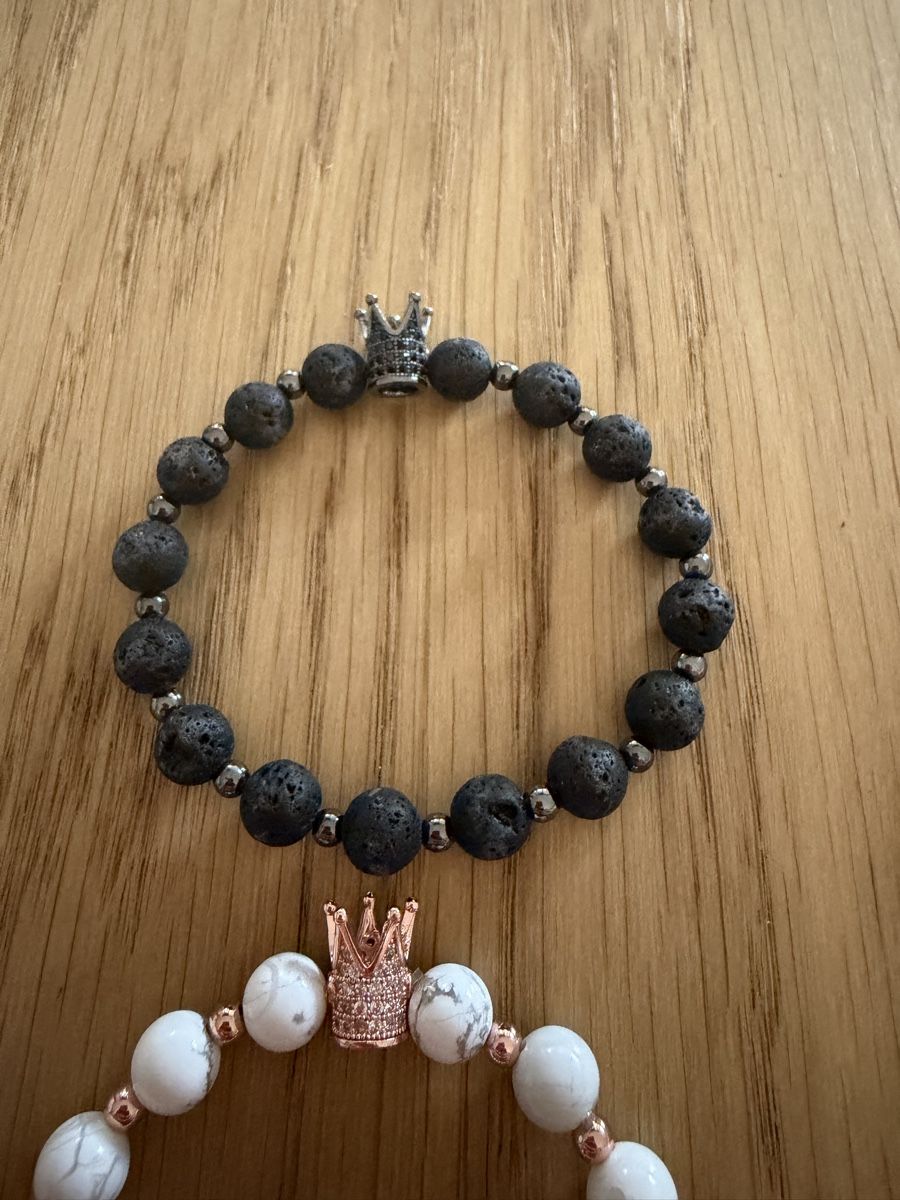 Bracciali & Braccialetti: Set Armbänder Lavastein Krone neu – Nuovo e nell'imballaggio originale da Bassersdorf venduto da Sandy456 3