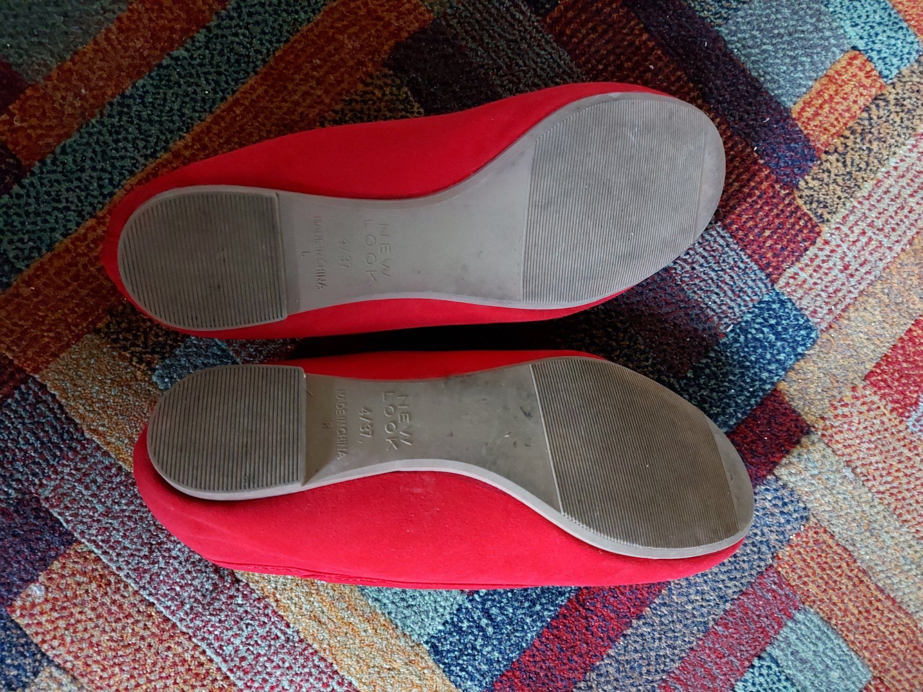 New Look Scarpe da donna: Ballerina New Look rosso  37 belle e comode messe 1 volta – Usato da Coldrerio venduto da camillo71 1