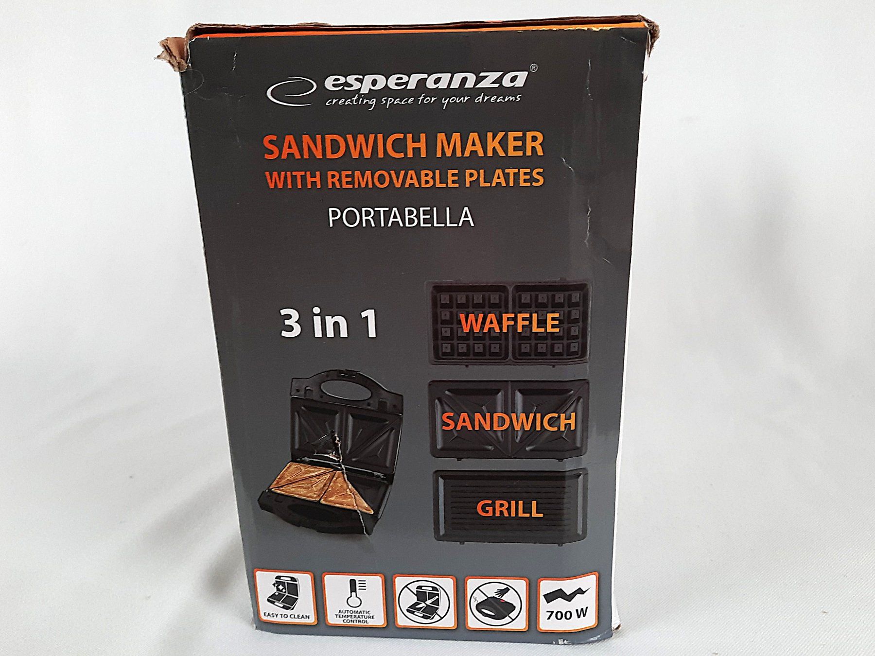 Elettrodomestici da cucina: ESPERANZA Sandwich Maker – Nuovo (secondo la descrizione) da Beinwil am See venduto da Restwert_Beinwil 1