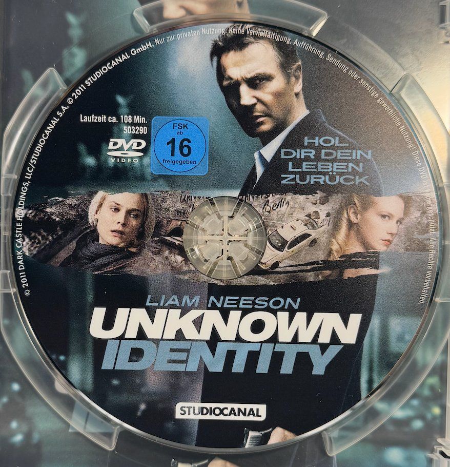 Tutti i DVDs: DVD UNKNOWN IDENTITY - LIAM NEESON – Usato da Wisen venduto da gigisna 1