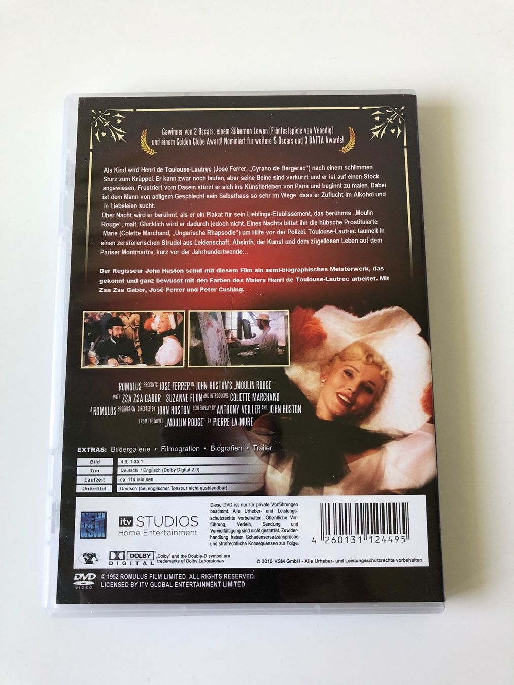 Tutti i DVDs: Moulin Rouge (1952) - DVD – Usato da Bern venduto da McFlurry_08 1